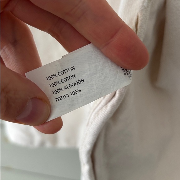 Dex 100% Cotton Oversized Shacket (Natural, Size XL) - Picture 6 of 7